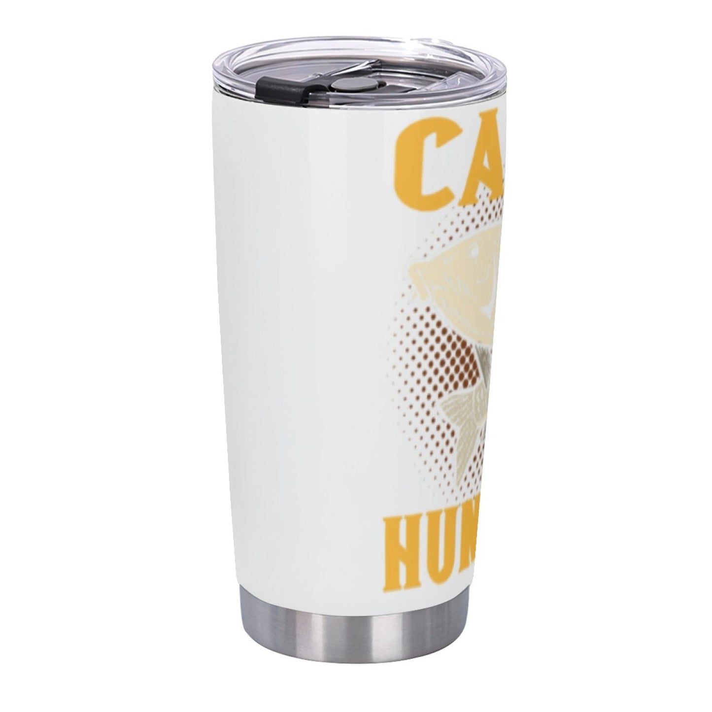 Reusable Insulated Travel Tumbler - Stainless Steel Graphic Design Cup