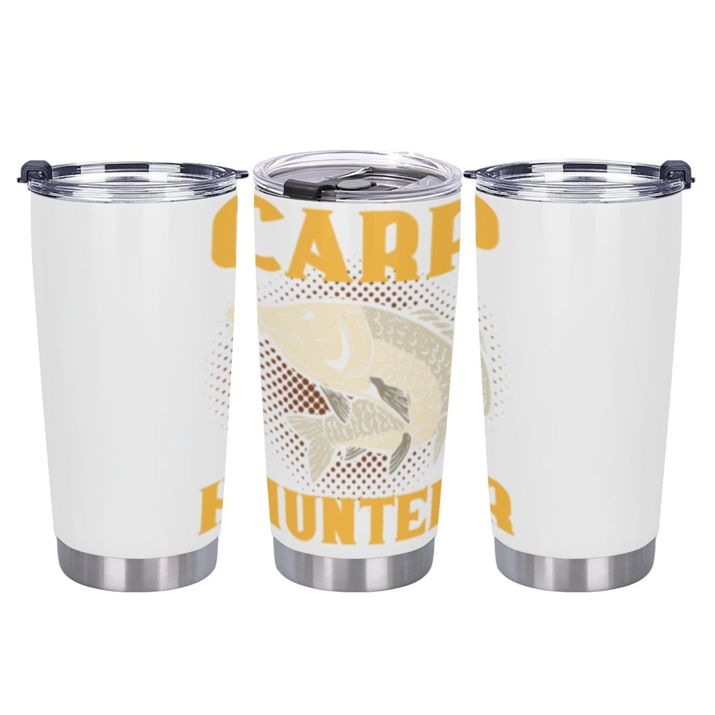 Reusable Insulated Travel Tumbler - Stainless Steel Graphic Design Cup