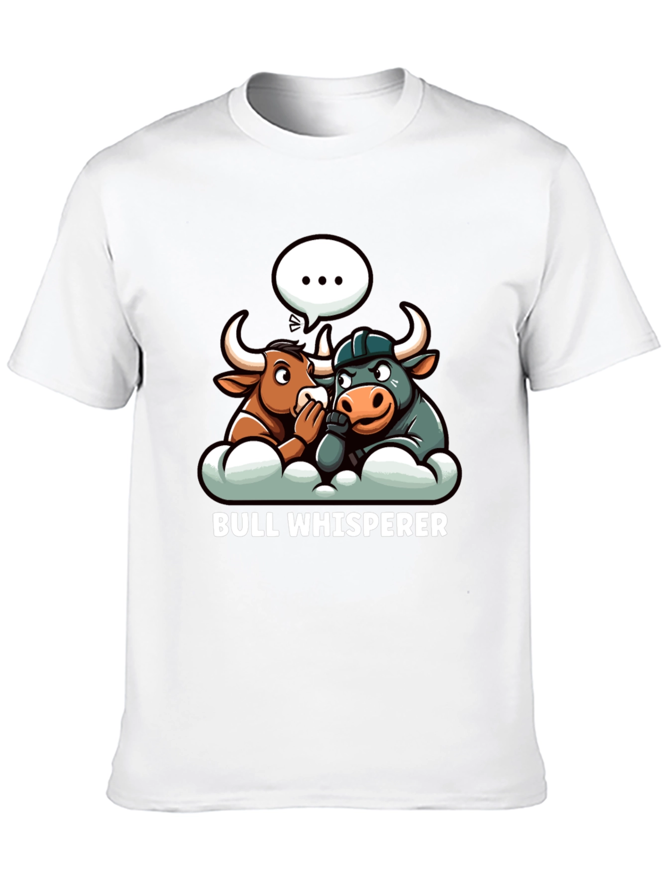 Bull Whisperer Graphic T-Shirt - Black