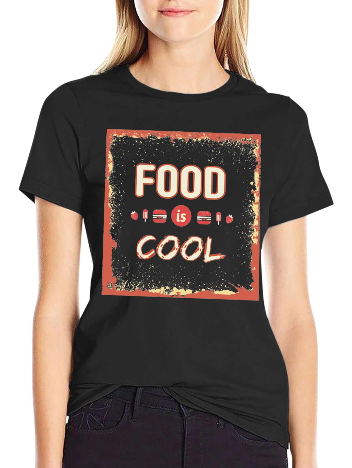 Food is Cool Graphic T-Shirt