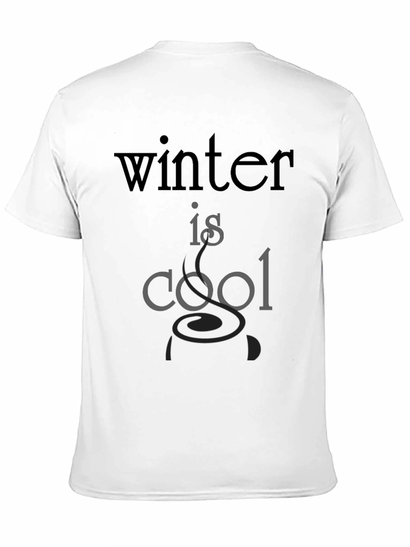 Winter is Cool Black Graphic Tee