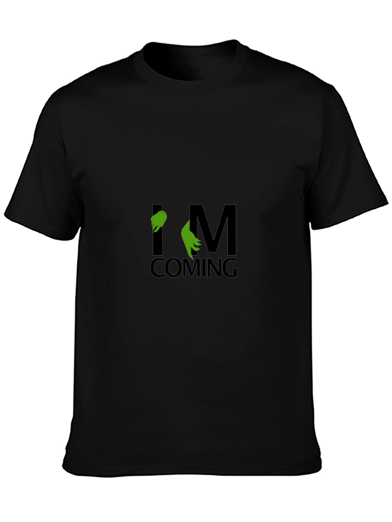Grinch Im Coming Black T-Shirt