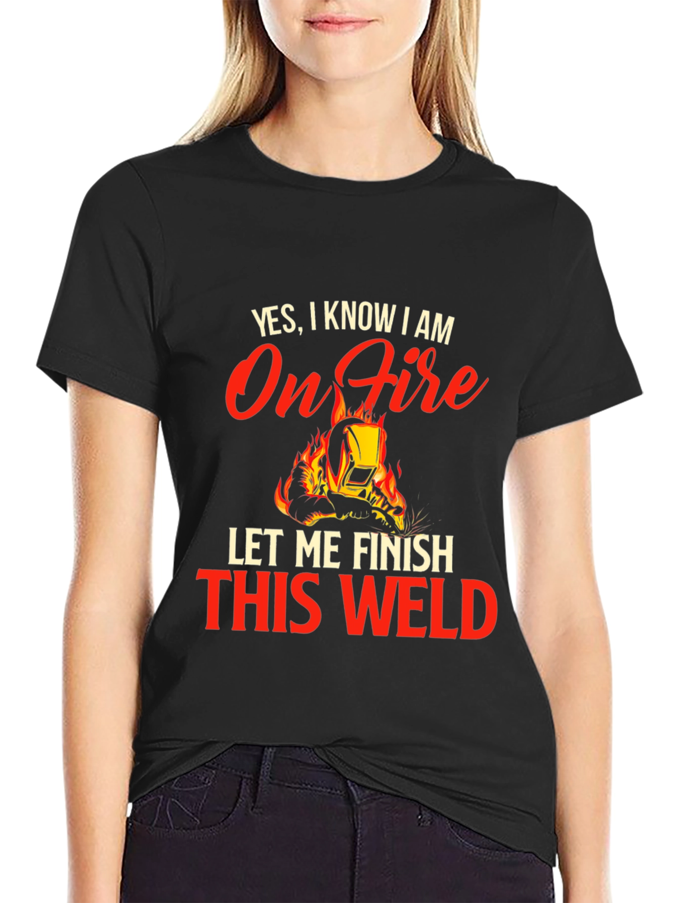 On Fire Welder T-Shirt