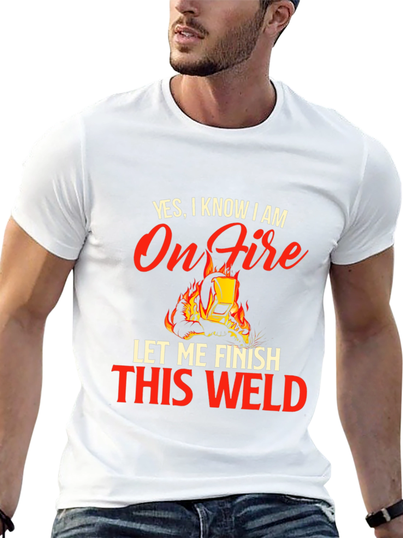 On Fire Welder T-Shirt