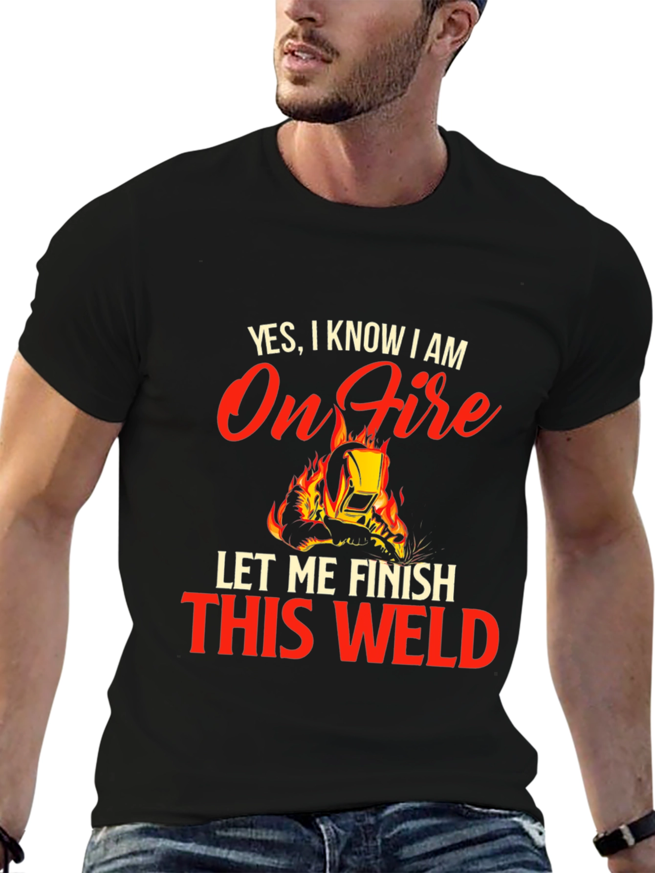 On Fire Welder T-Shirt