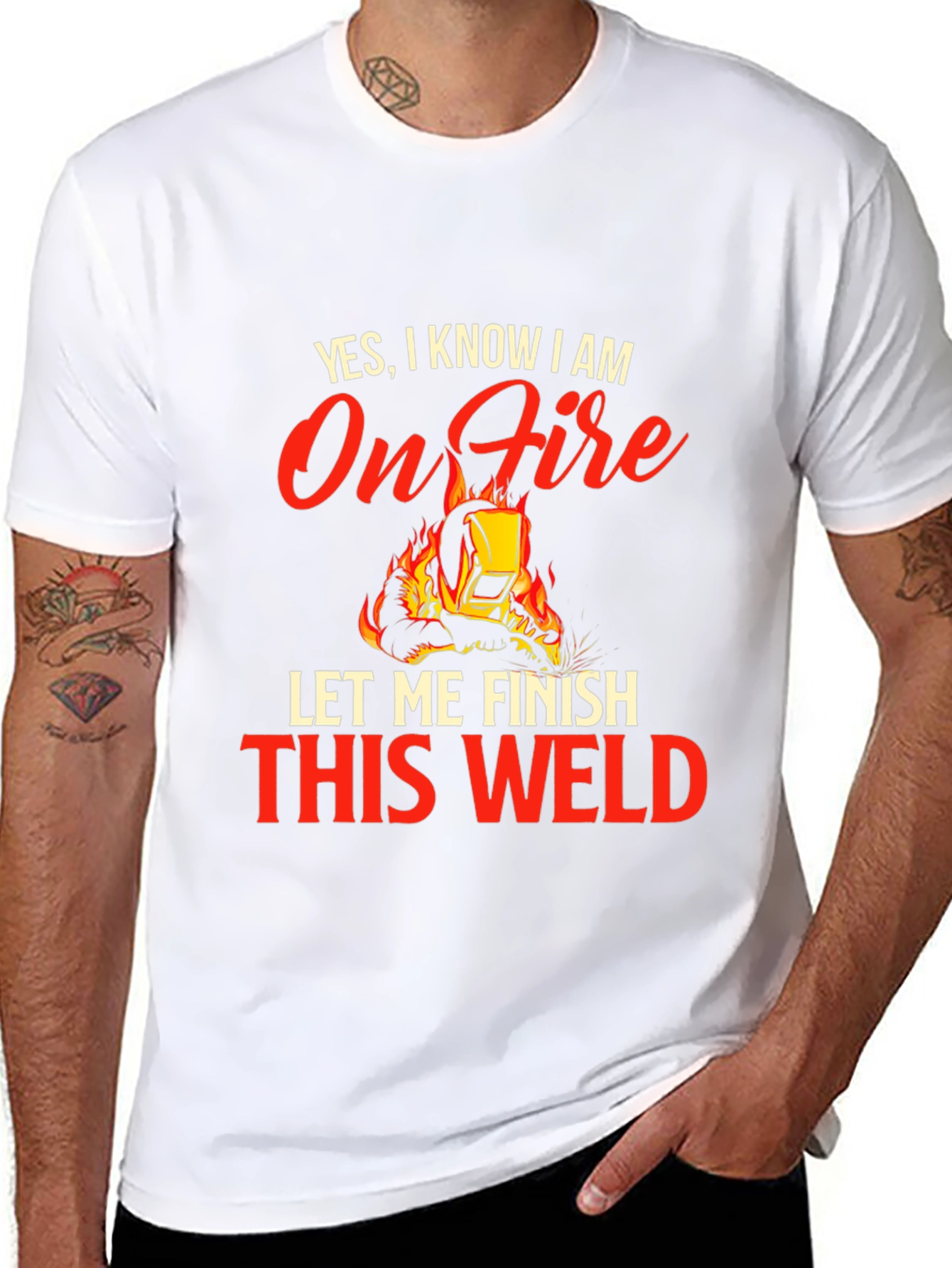 On Fire Welder T-Shirt