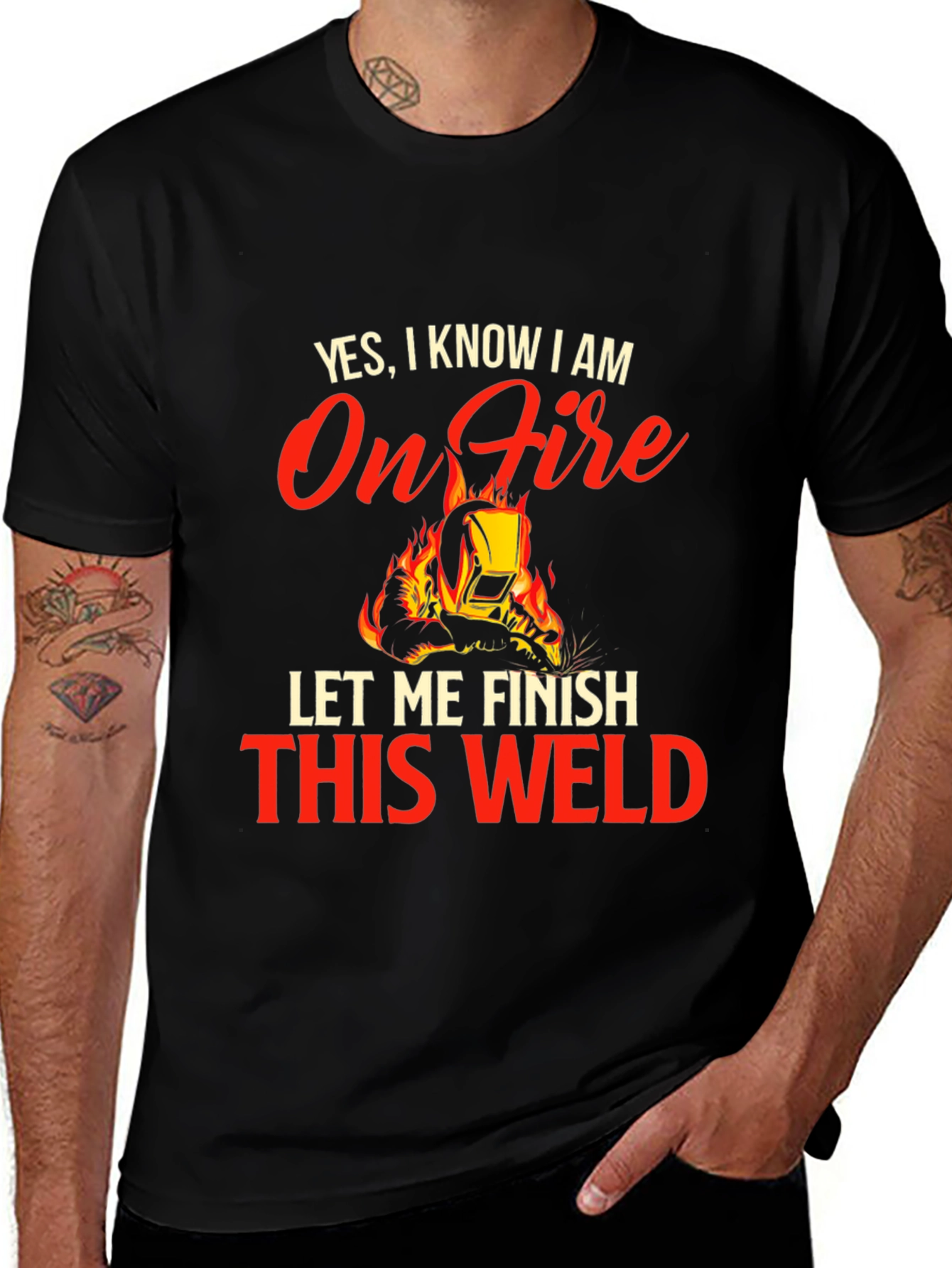 On Fire Welder T-Shirt