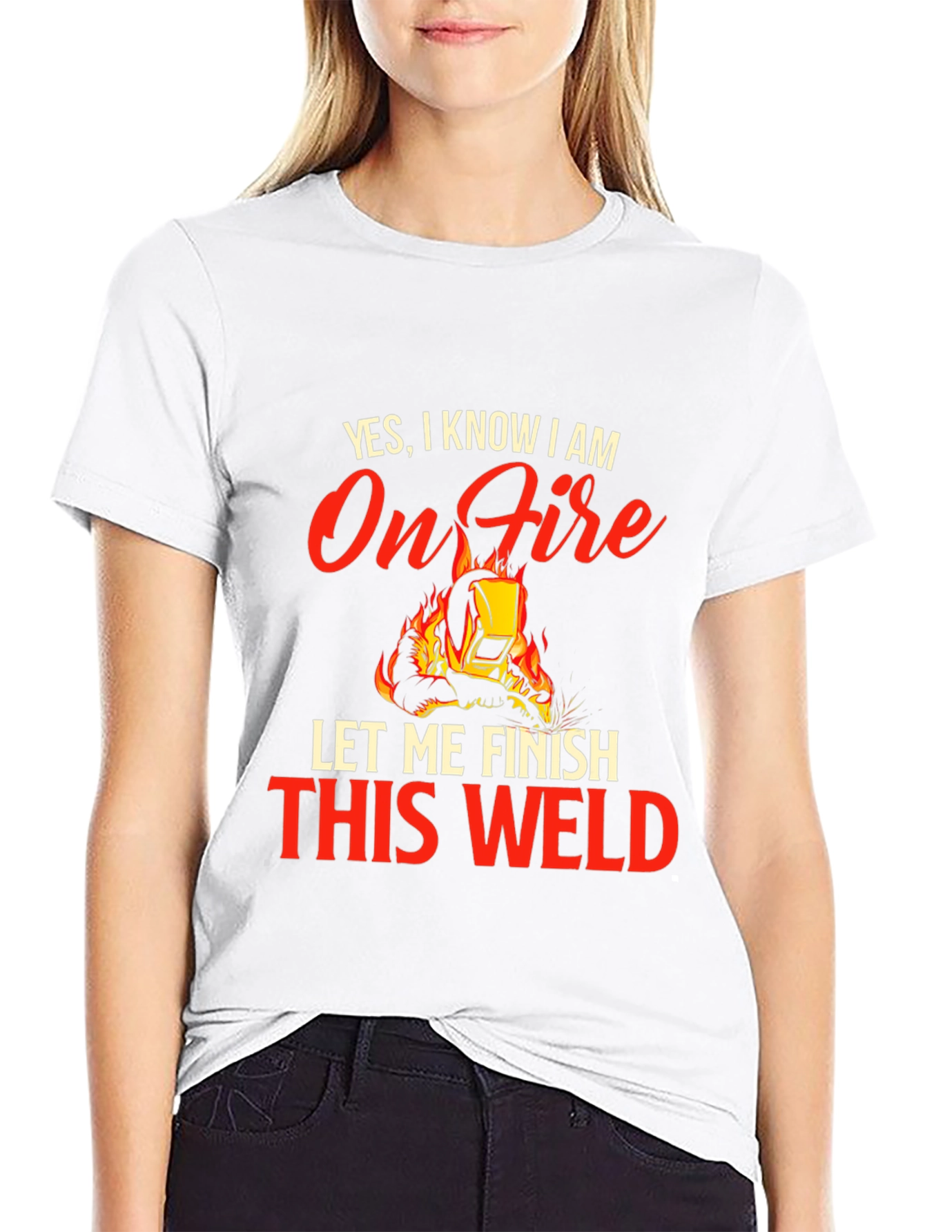 On Fire Welder T-Shirt