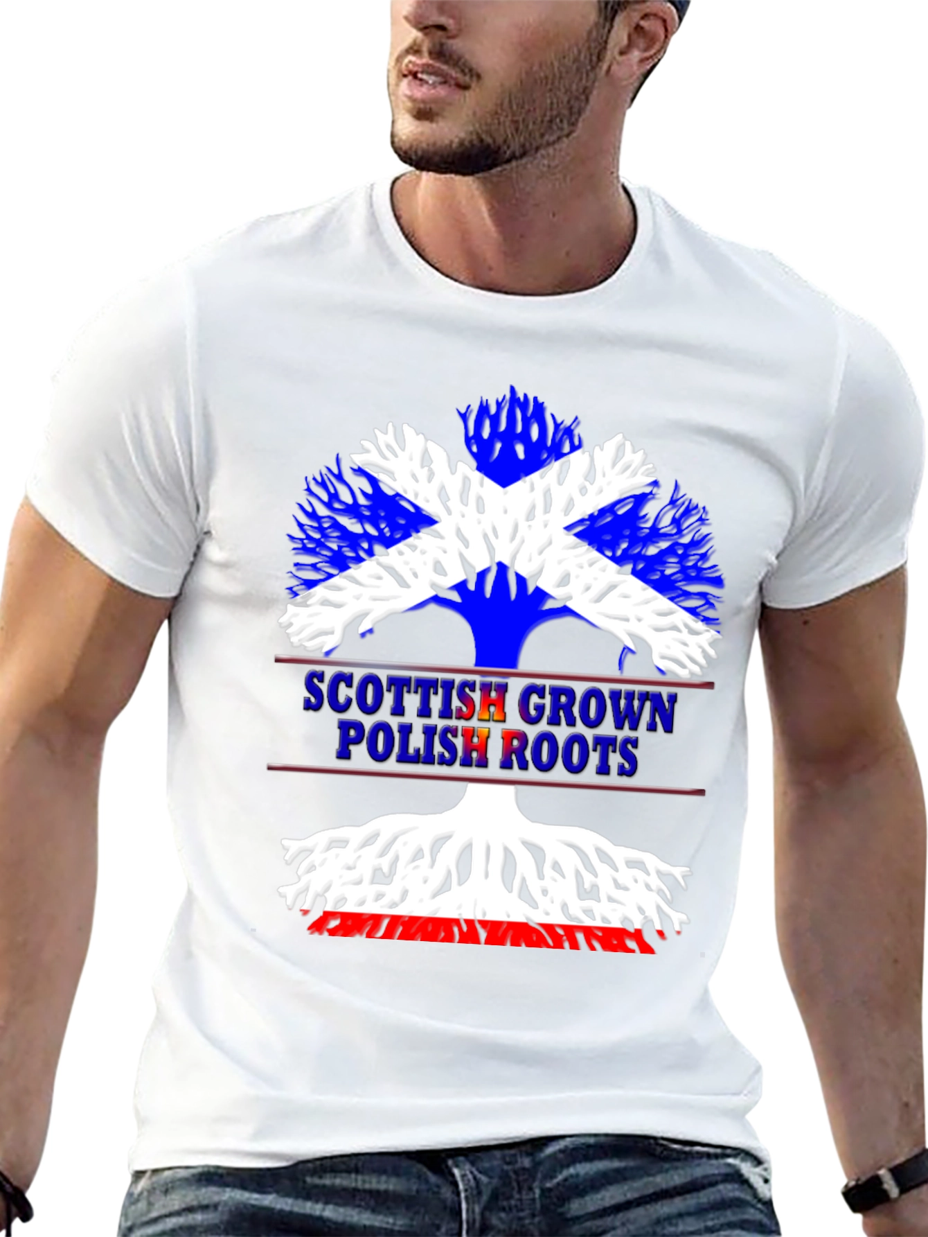 Scottish Grown Polish Roots T-Shirt