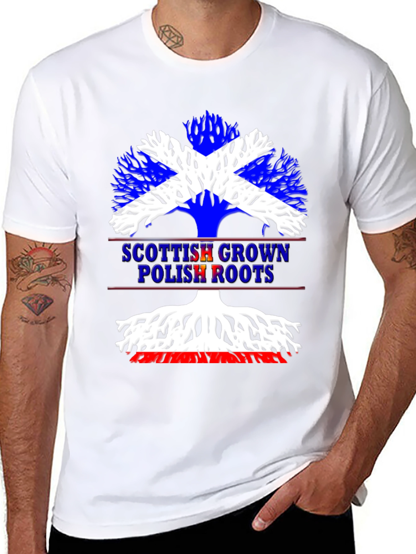 Scottish Grown Polish Roots T-Shirt
