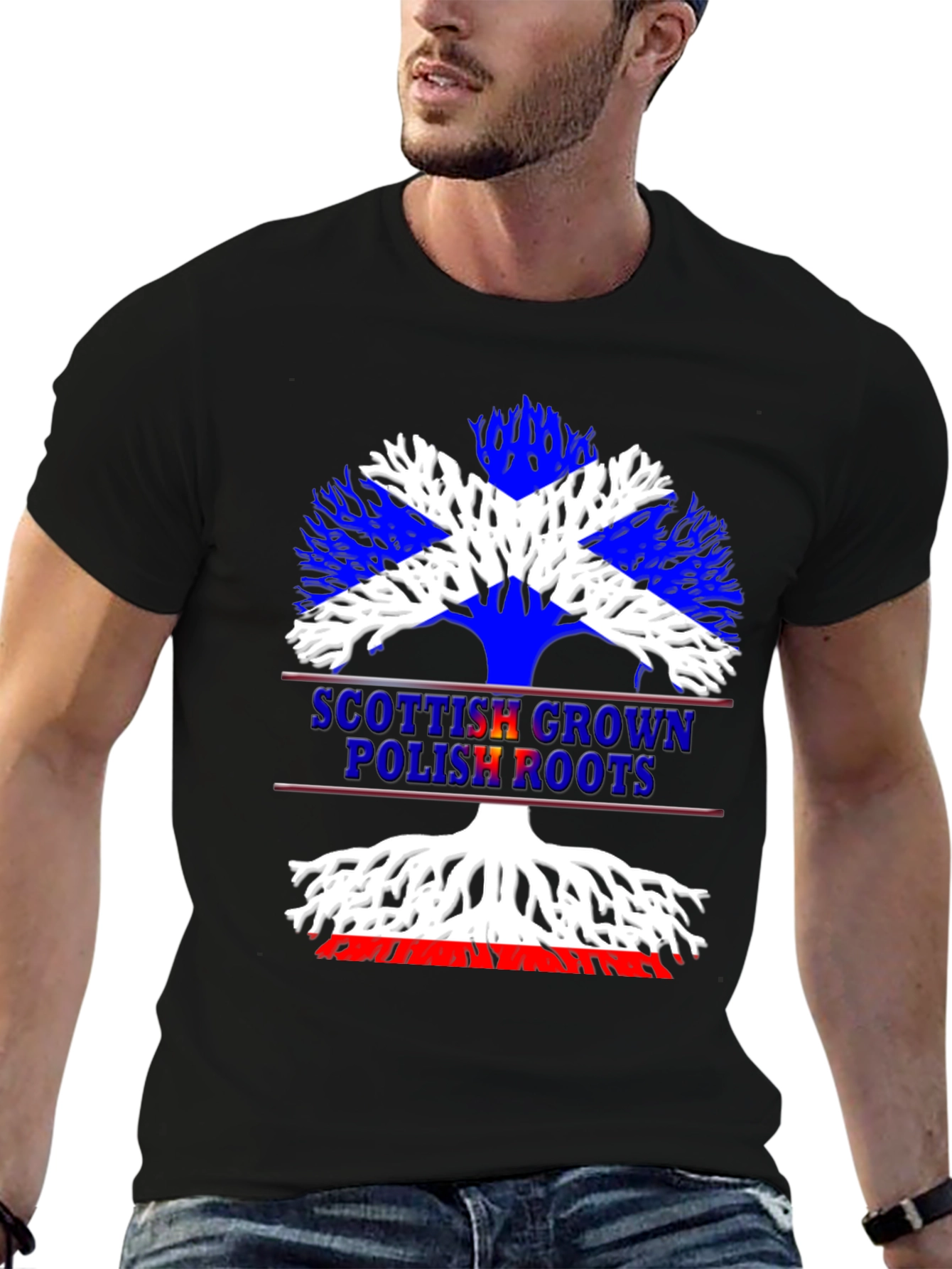 Scottish Grown Polish Roots T-Shirt
