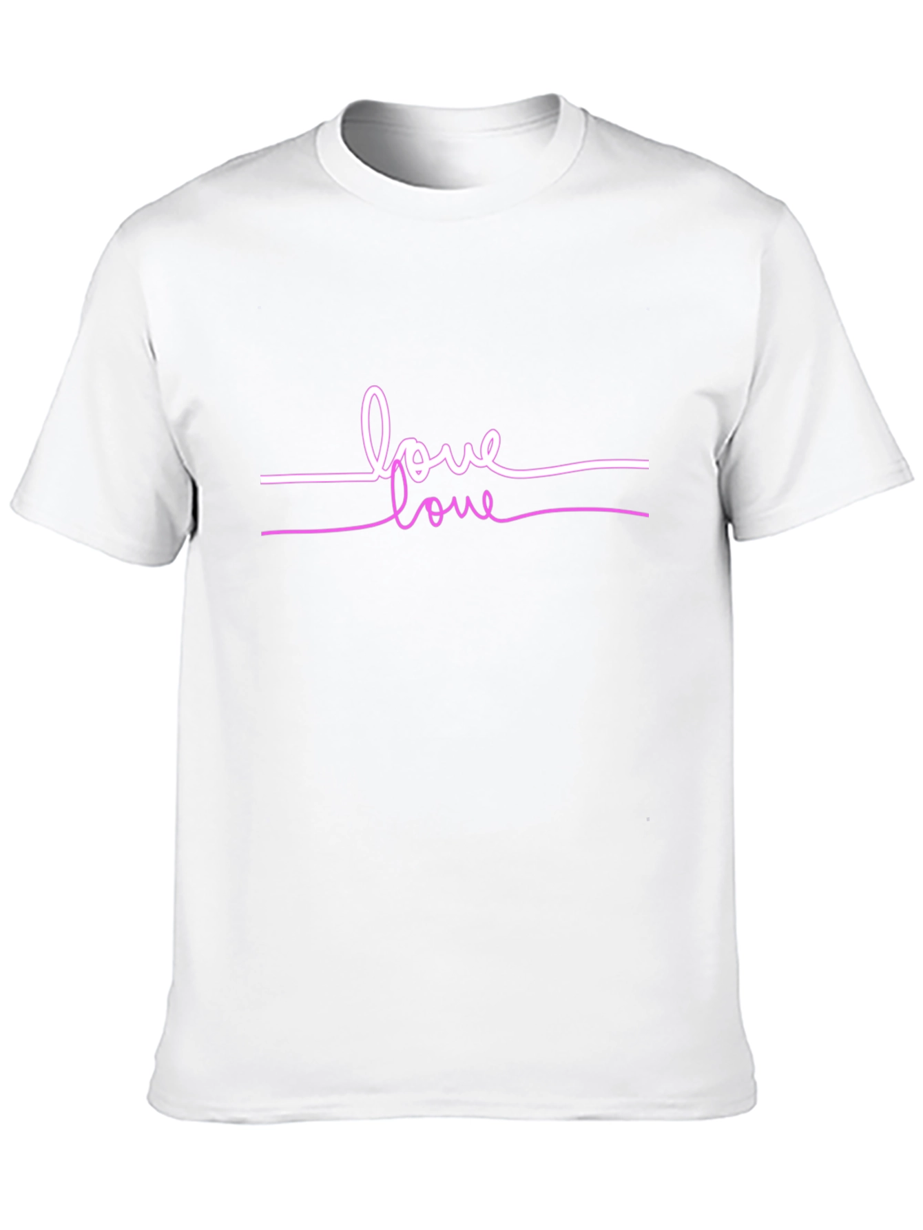 Love Graphic Tee - Stylish Black Cotton T-Shirt
