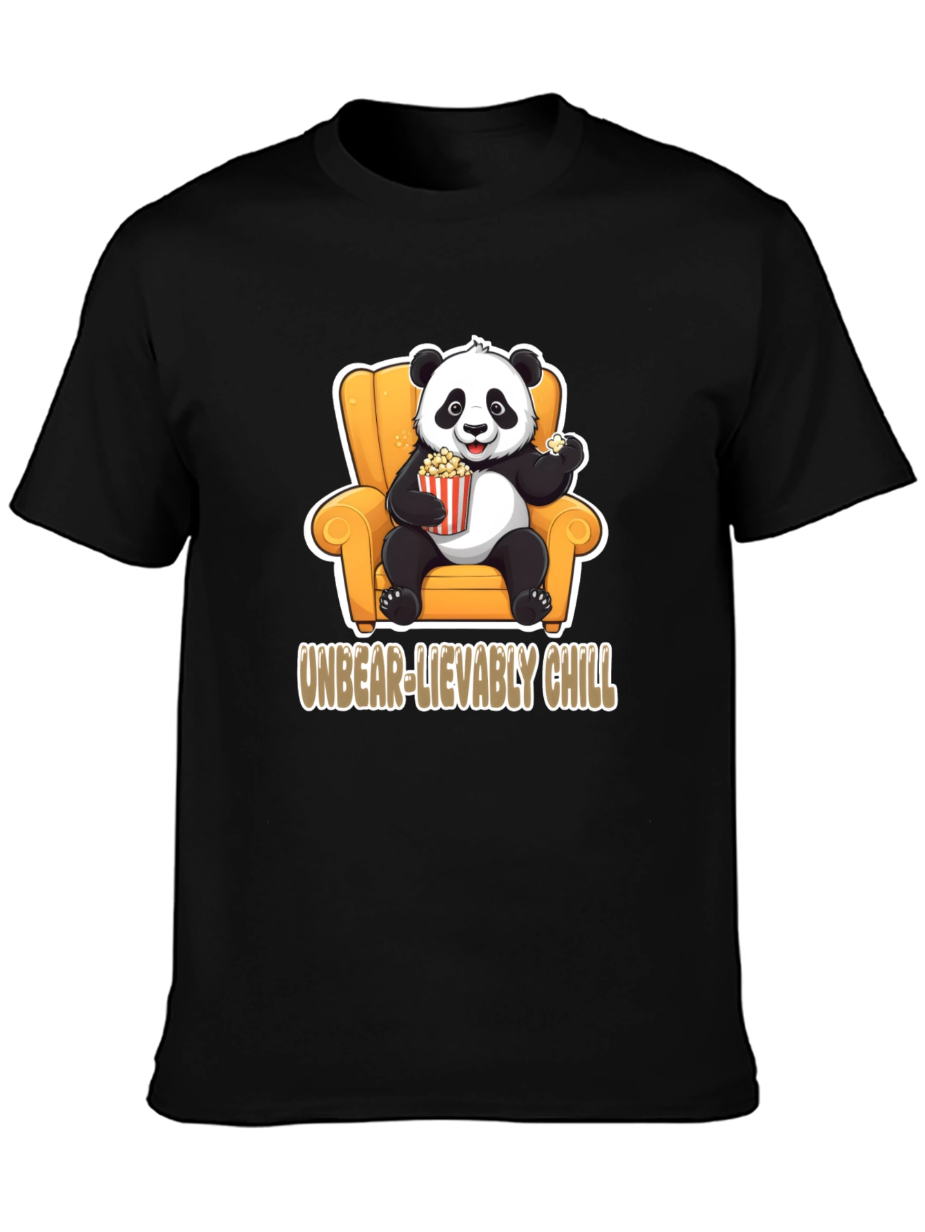 Unbear-lievably Chill Panda Graphic Tee