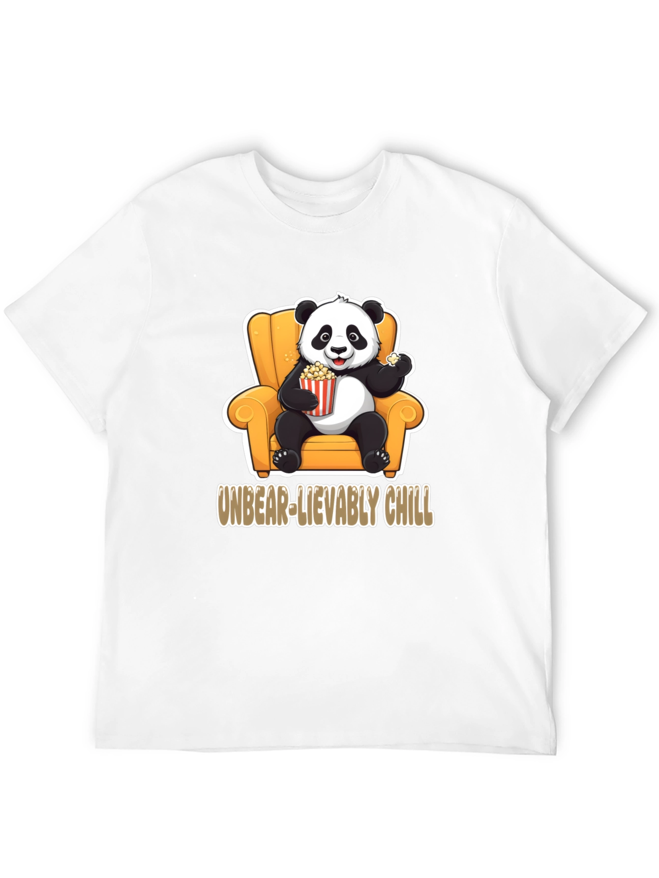 Unbear-lievably Chill Panda Graphic Tee