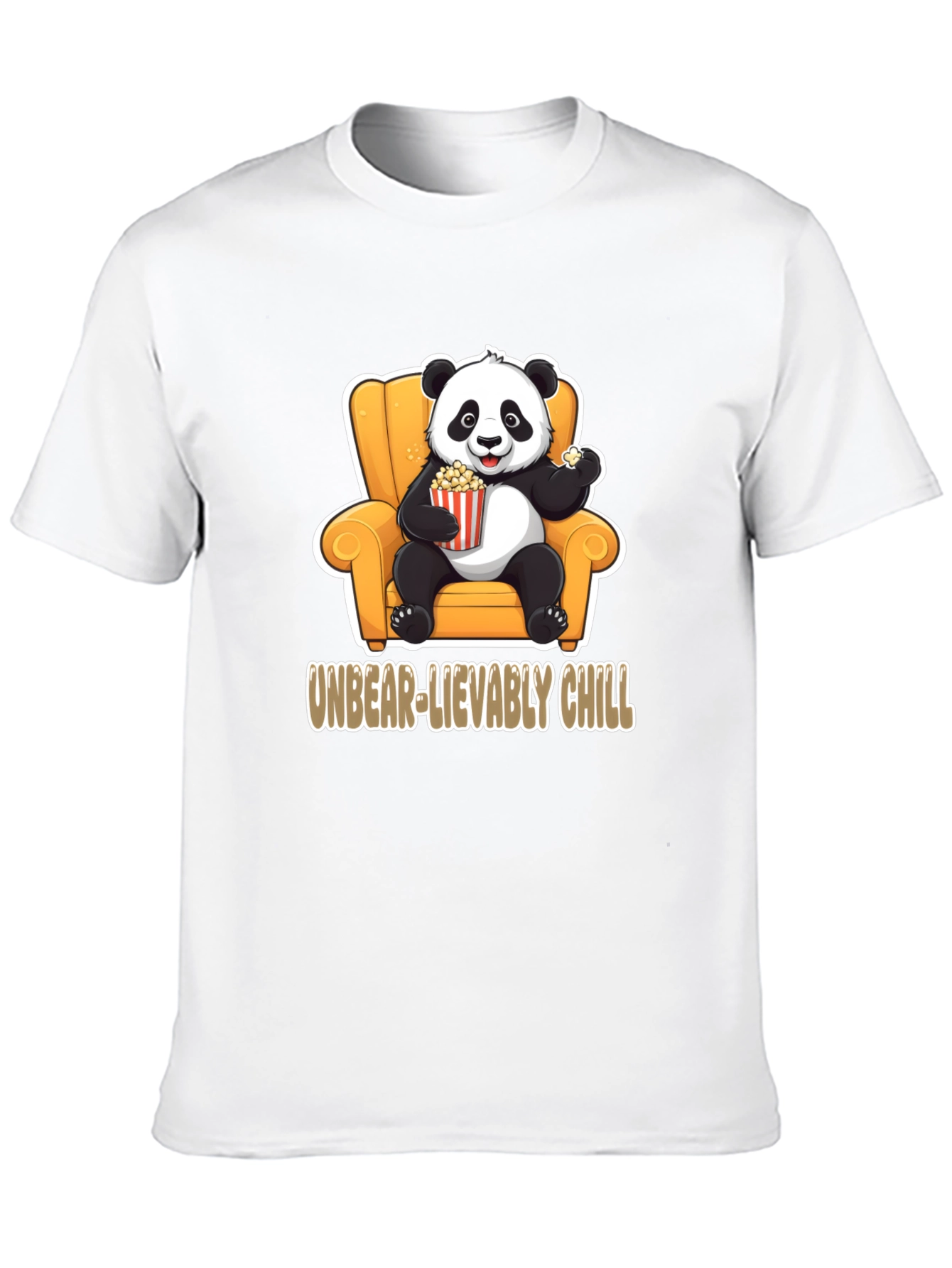 Unbear-lievably Chill Panda Graphic Tee