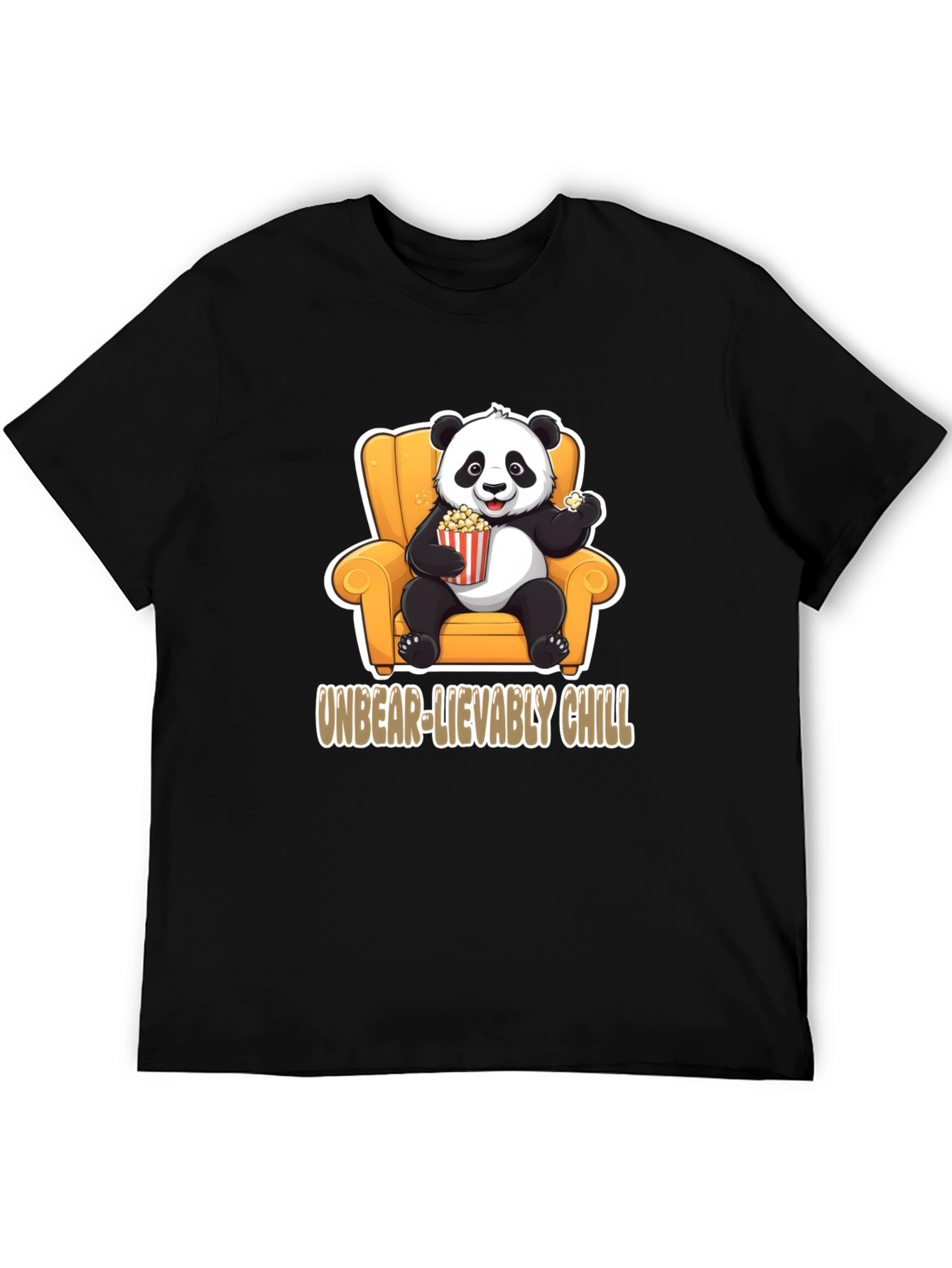 Unbear-lievably Chill Panda Graphic Tee
