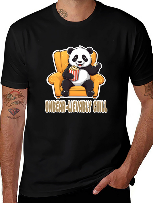 Unbear-lievably Chill Panda Graphic Tee