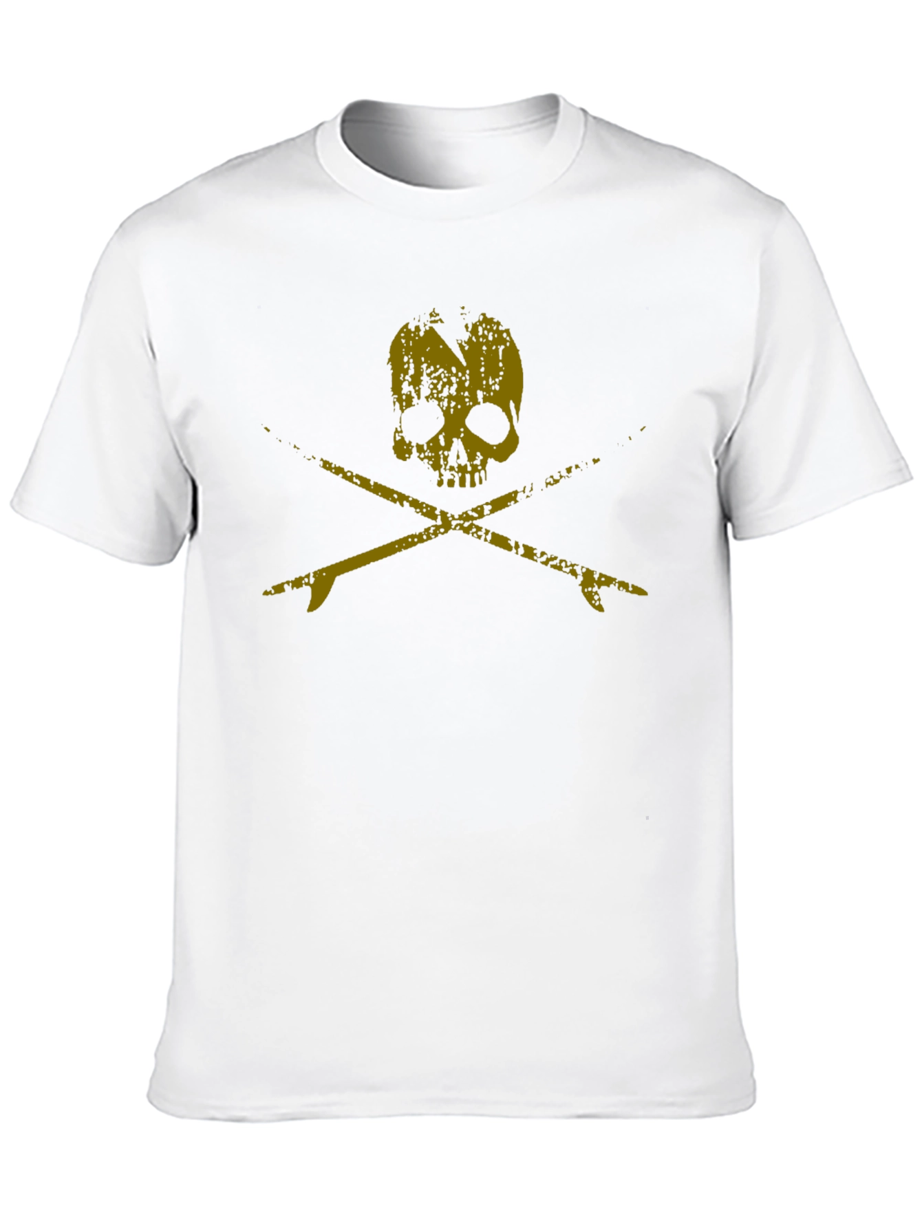 Skull Surfboard Graphic T-Shirt