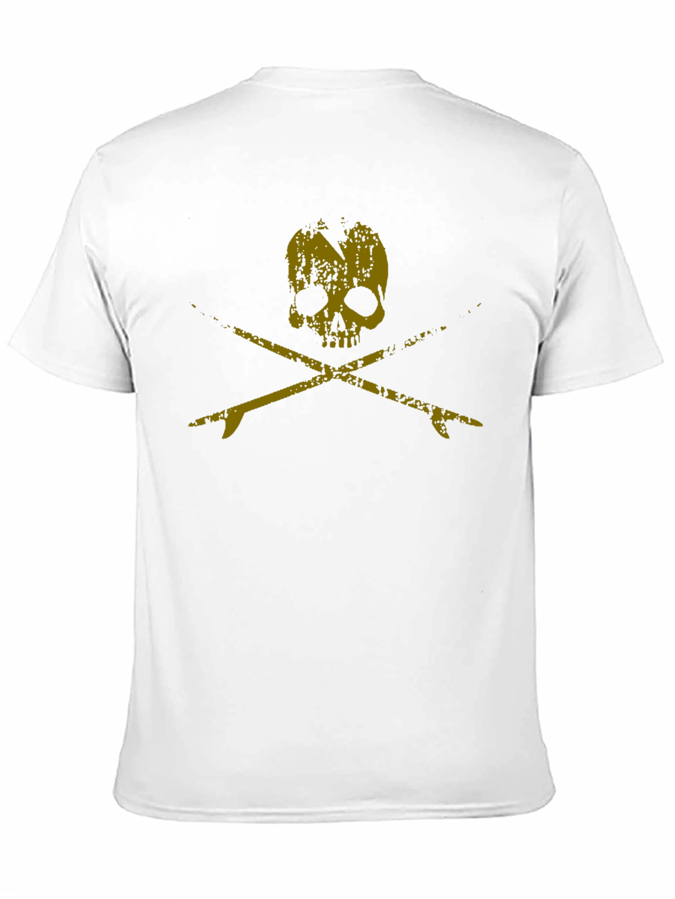 Skull Surfboard Graphic T-Shirt