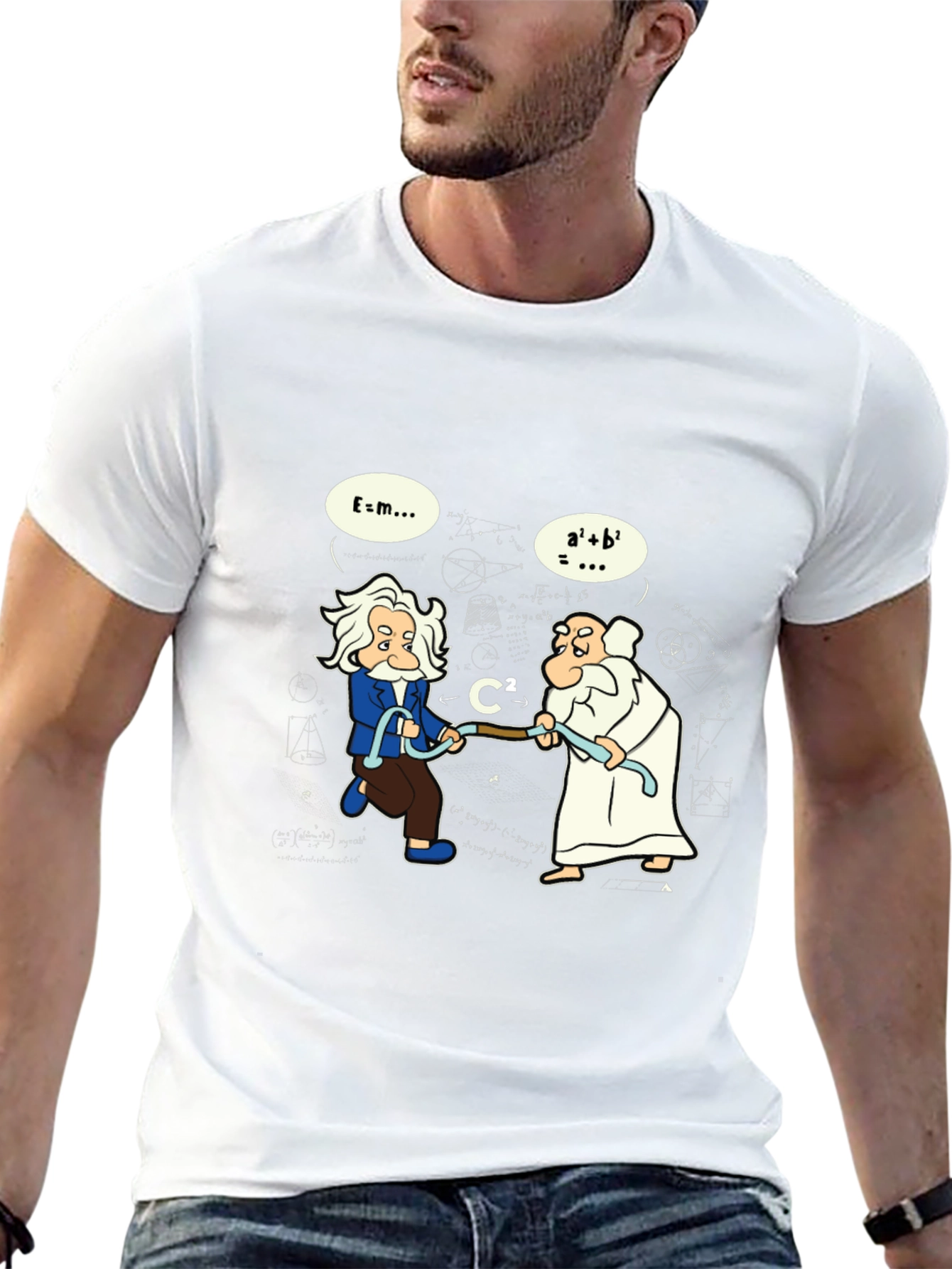 Science Debate Graphic T-Shirt