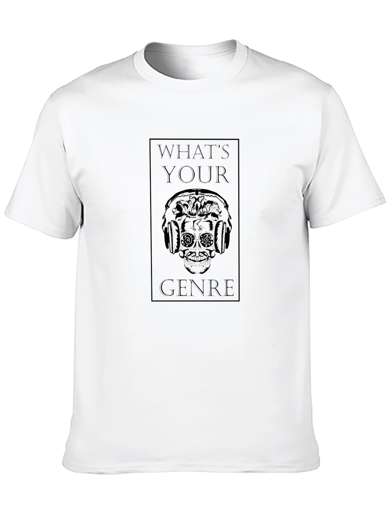Whats Your Genre Graphic Tee - Black