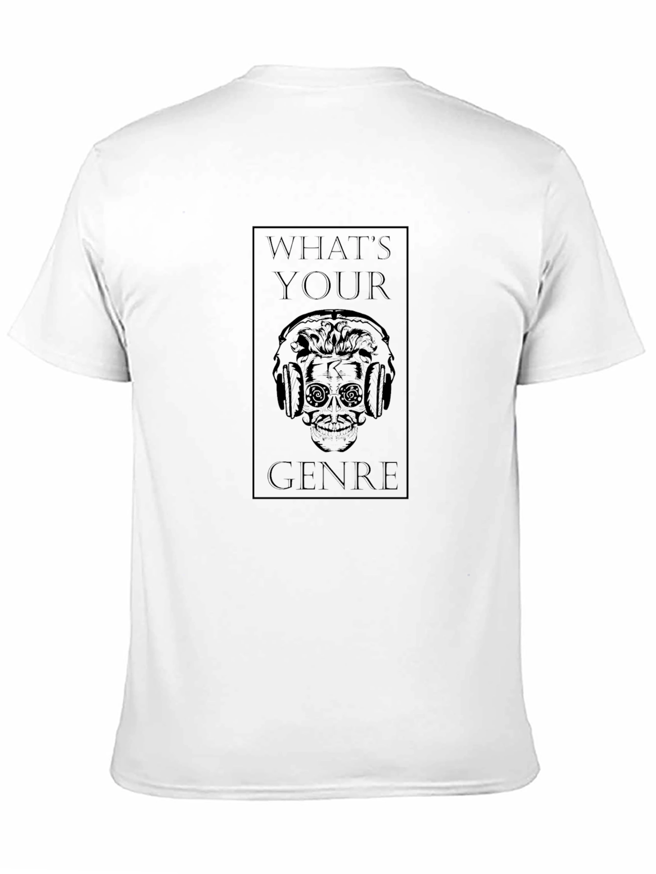Whats Your Genre Graphic Tee - Black