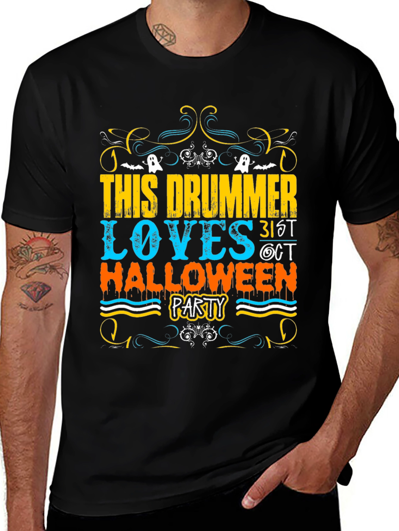 Drummer Halloween Party T-Shirt