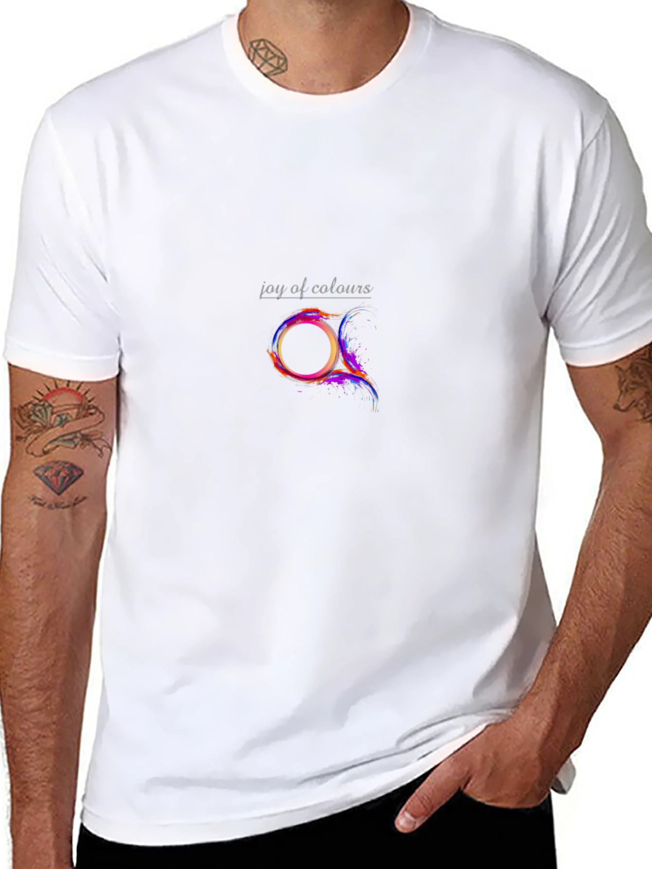 Joy of Colours Black T-Shirt