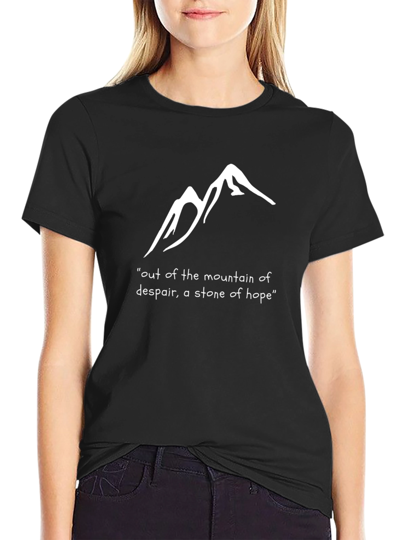Mountain of Hope T-Shirt: Inspirational Graphic Tee