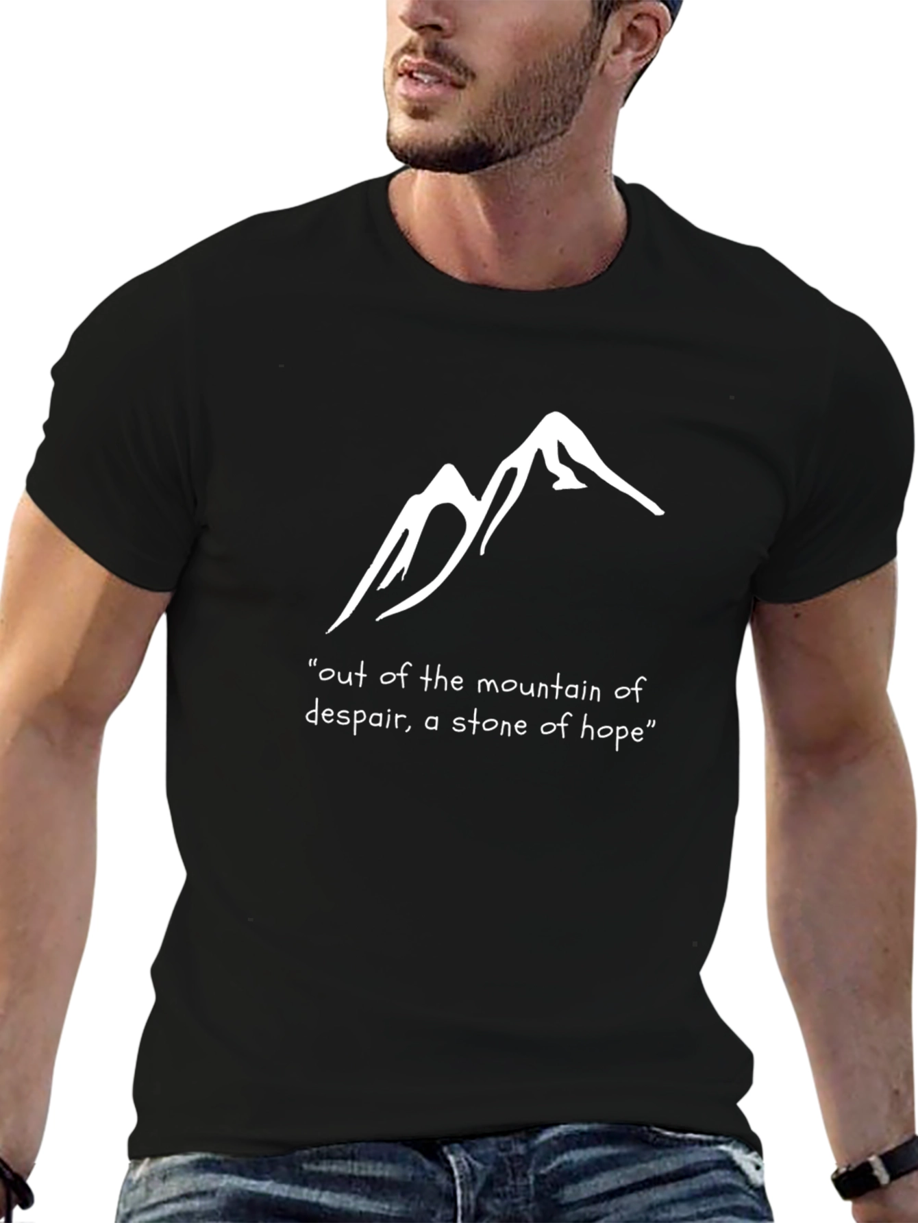 Mountain of Hope T-Shirt: Inspirational Graphic Tee