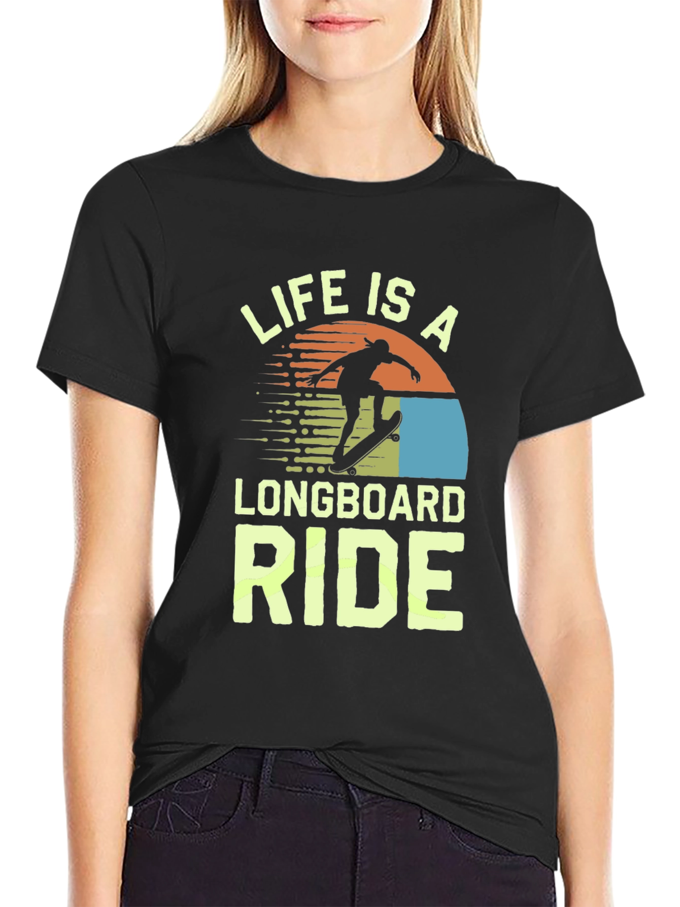 Life Is A Longboard Ride Graphic Tee