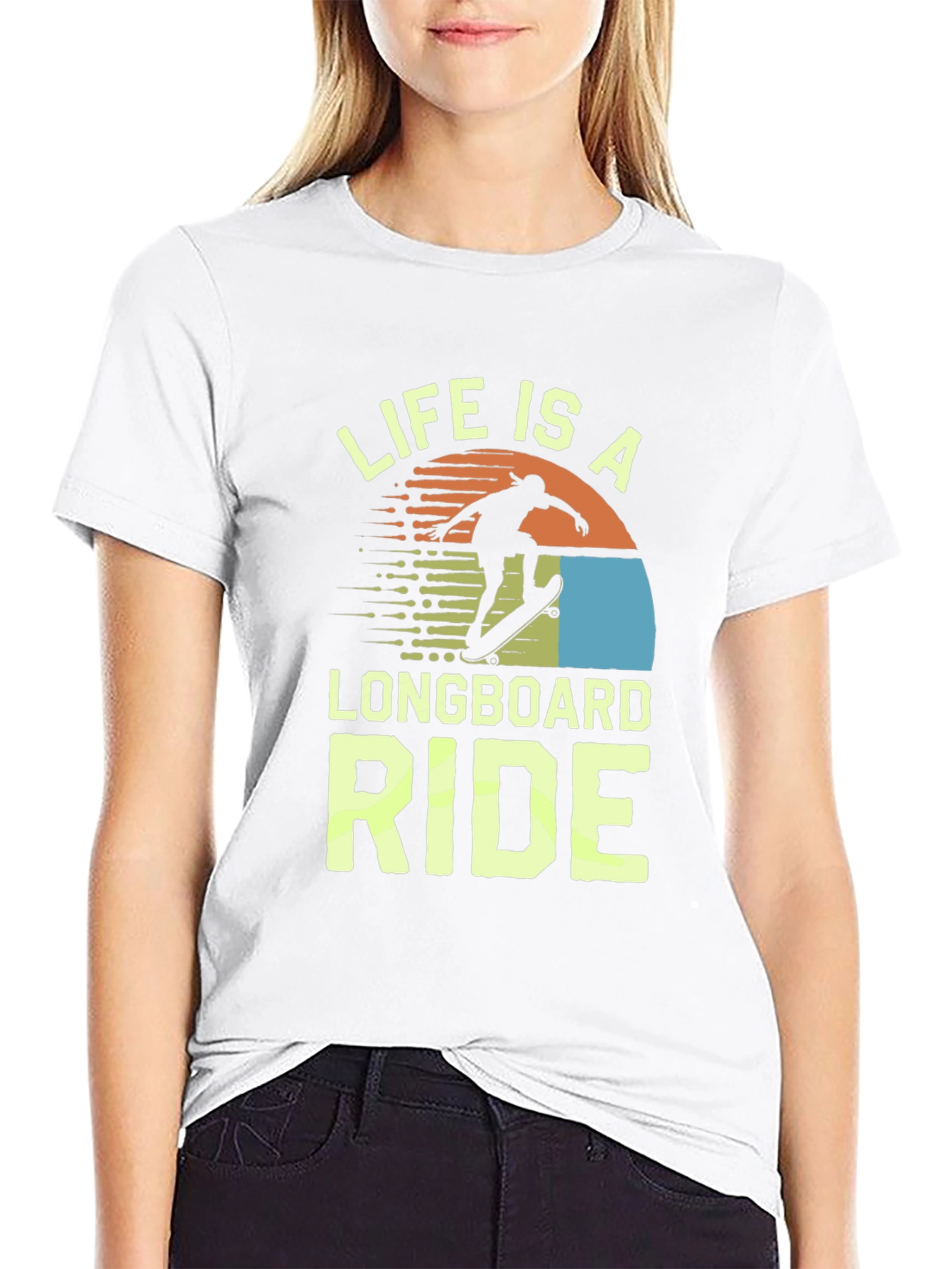 Life Is A Longboard Ride Graphic Tee