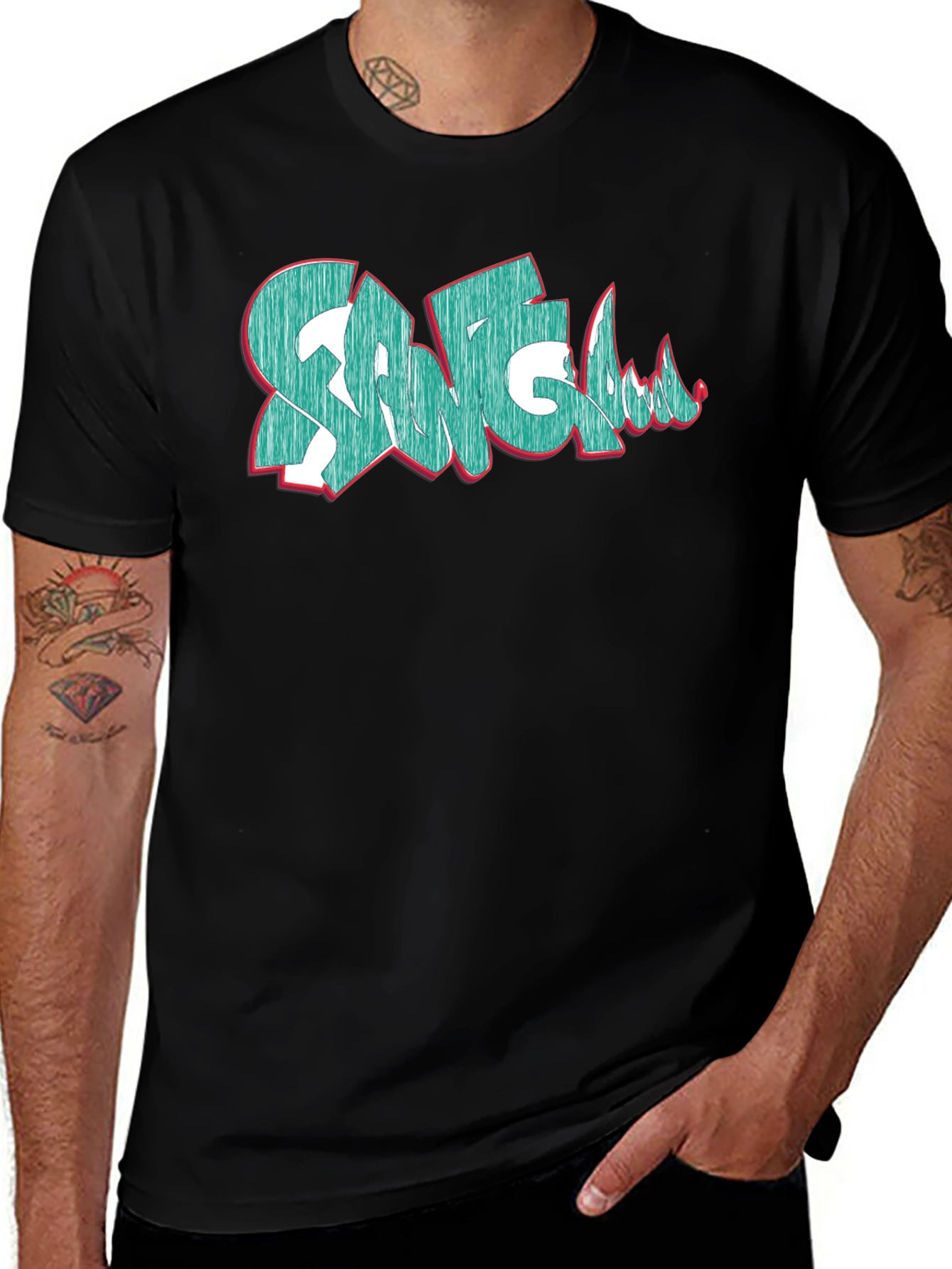Graffiti Style Graphic Tee - Urban Cool