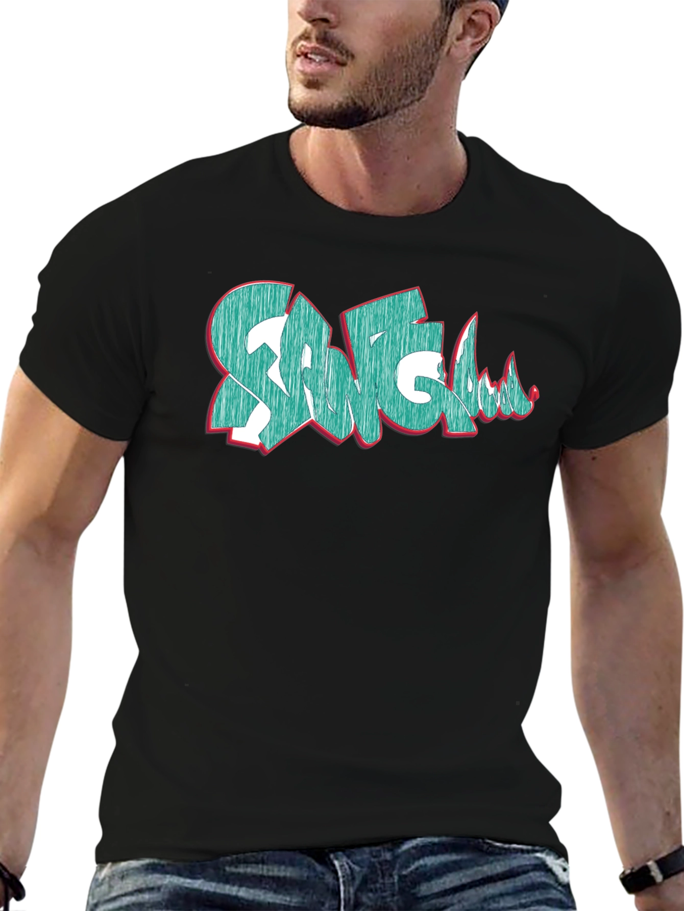 Graffiti Style Graphic Tee - Urban Cool