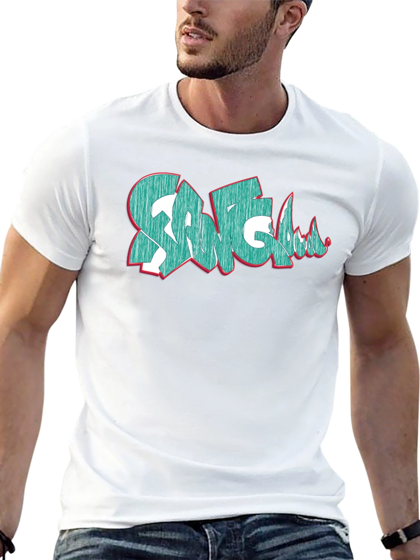 Graffiti Style Graphic Tee - Urban Cool