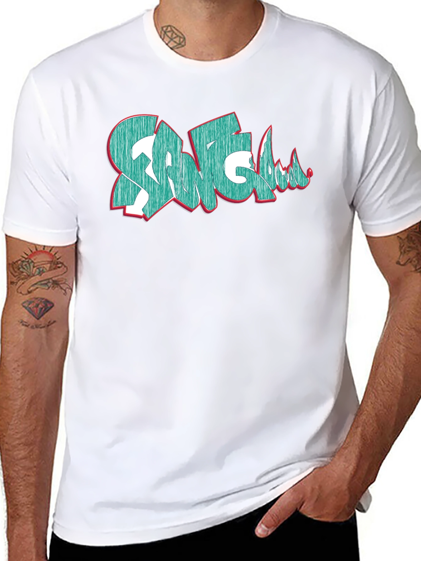 Graffiti Style Graphic Tee - Urban Cool