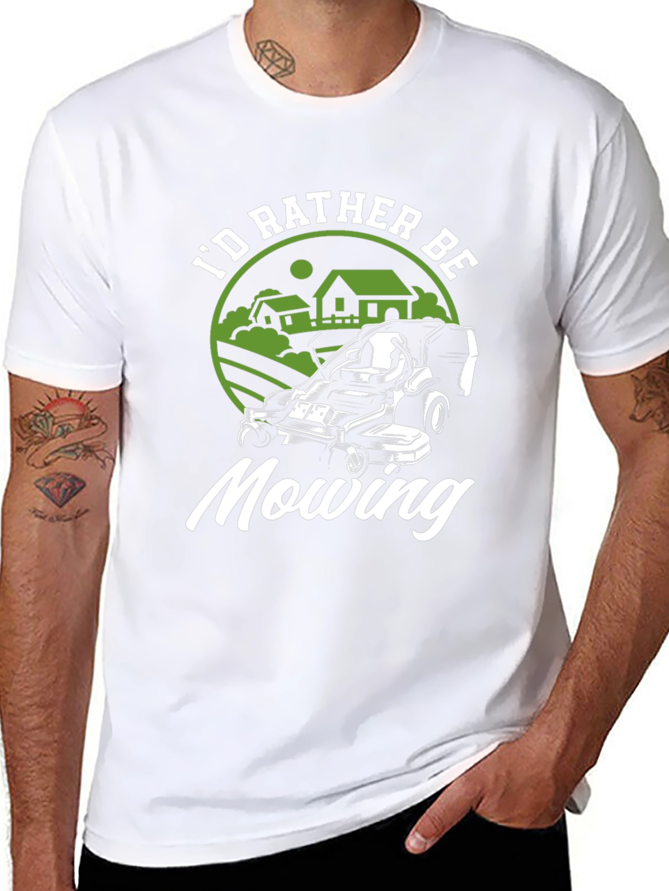 Id Rather Be Mowing T-Shirt