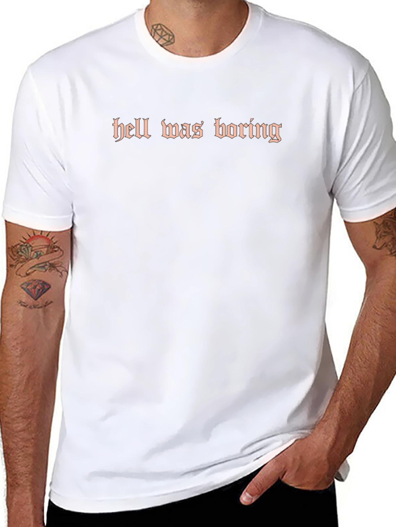 Hell Was Boring Graphic Tee