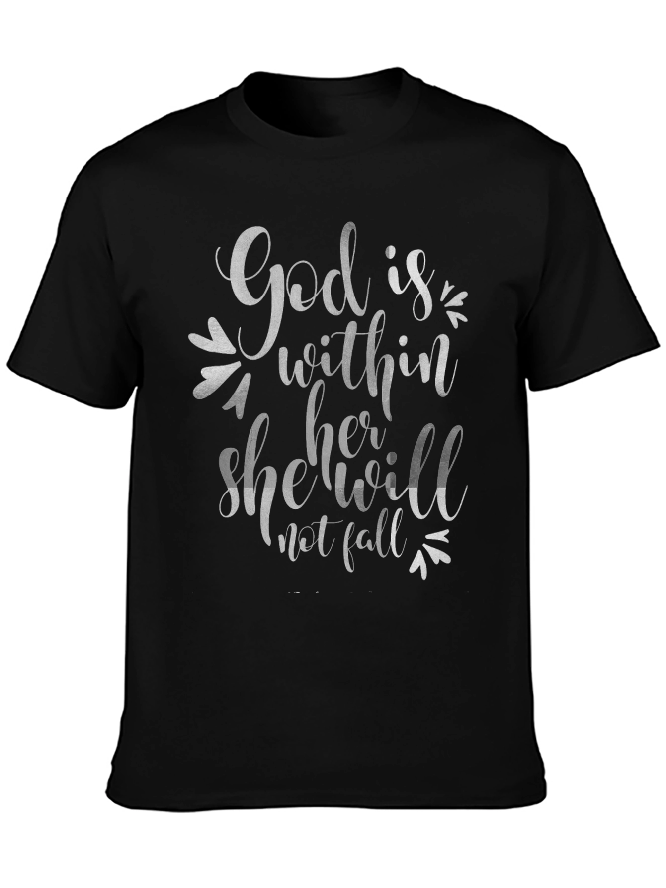 God is Within Her T-Shirt - Faith Inspired Tee