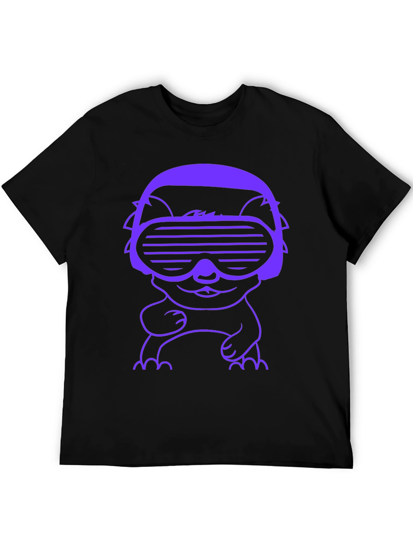 Cyberpunk Cat T-Shirt - Retro Gamer Style