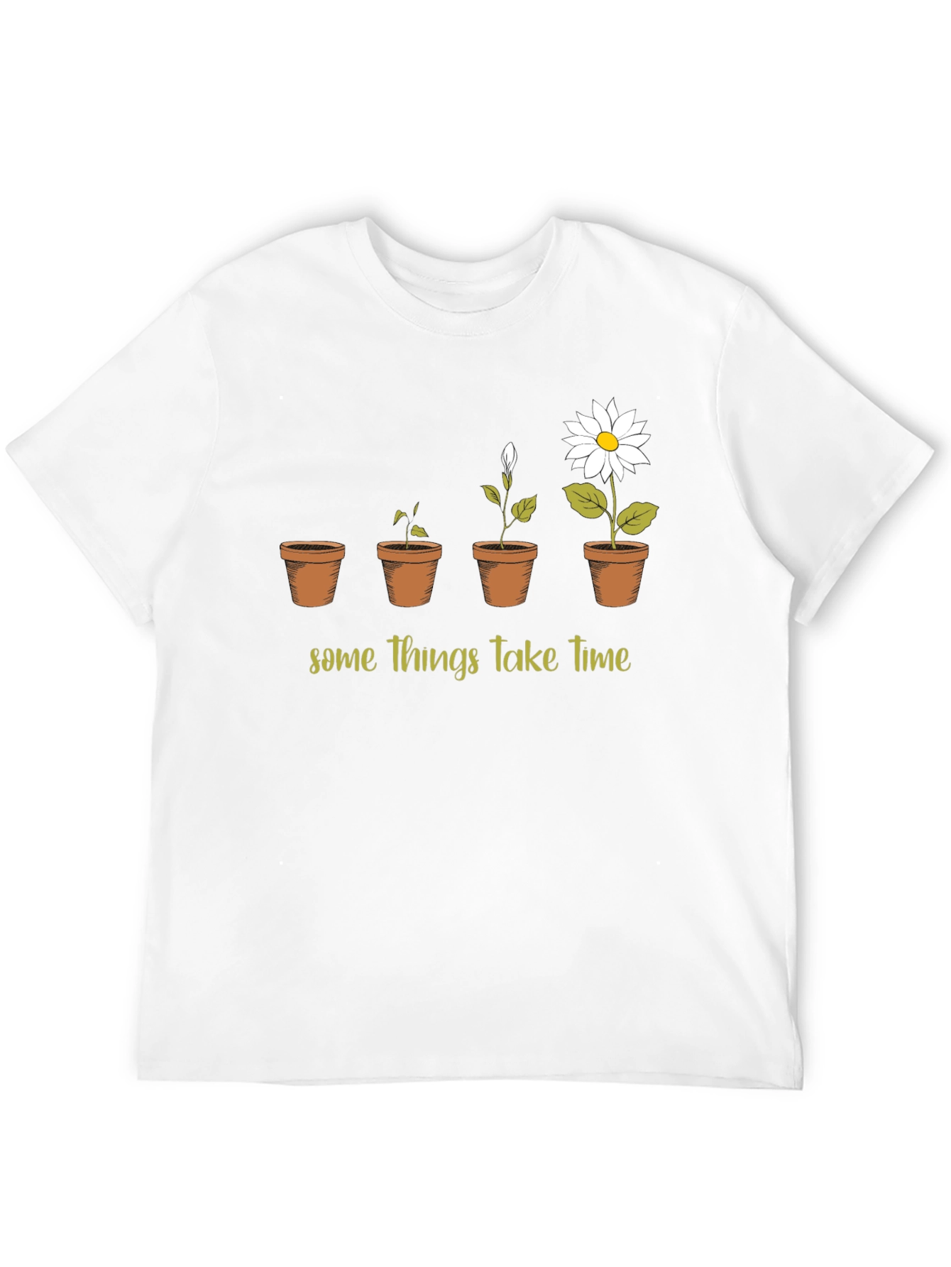 Growth Takes Time Graphic Tee - Black