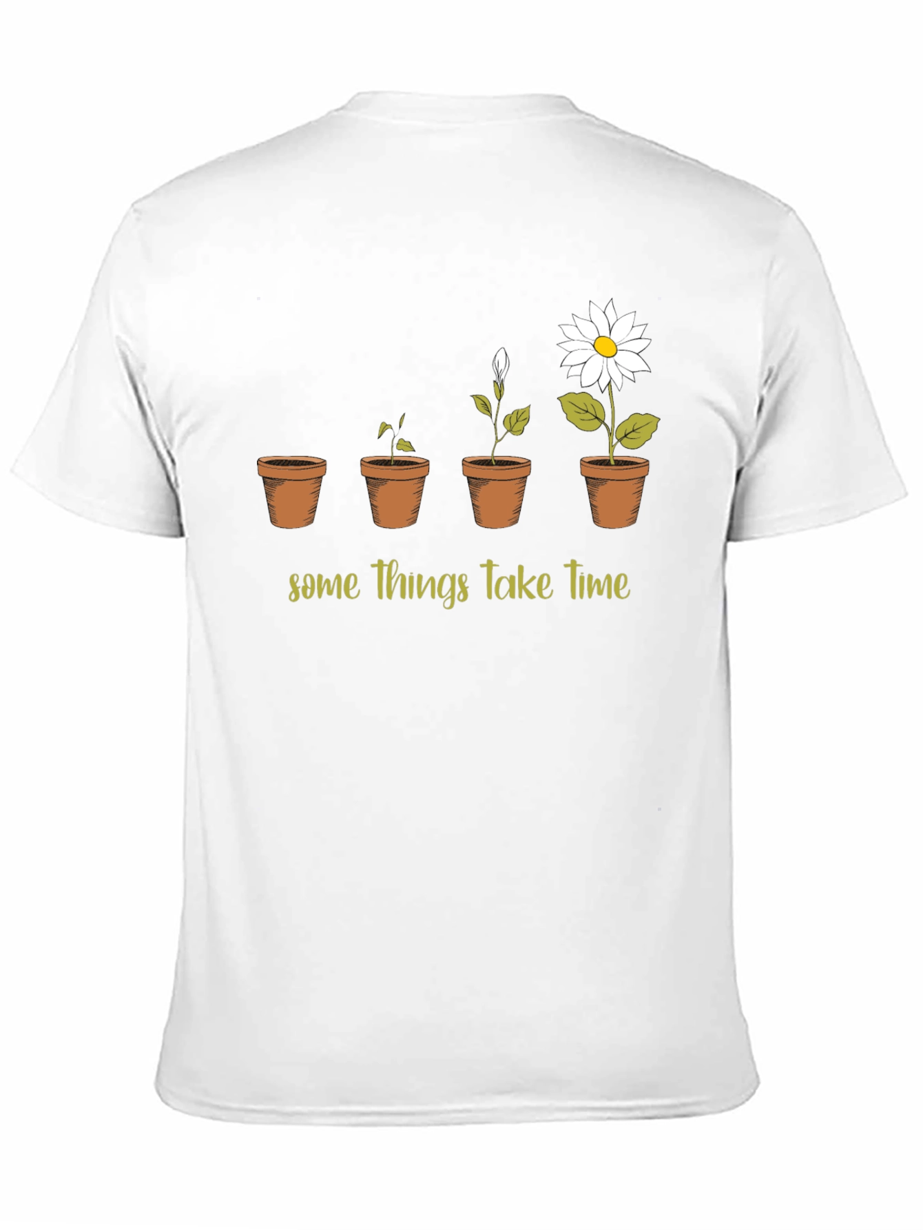 Growth Takes Time Graphic Tee - Black