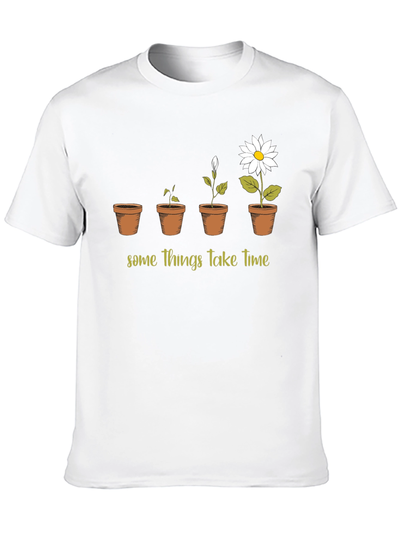 Growth Takes Time Graphic Tee - Black