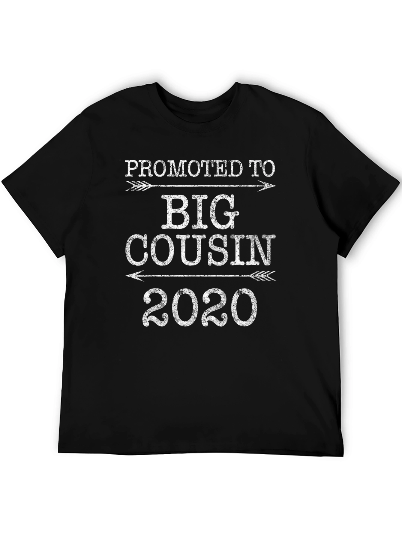 Promoted to Big Cousin 2020 Black T-Shirt