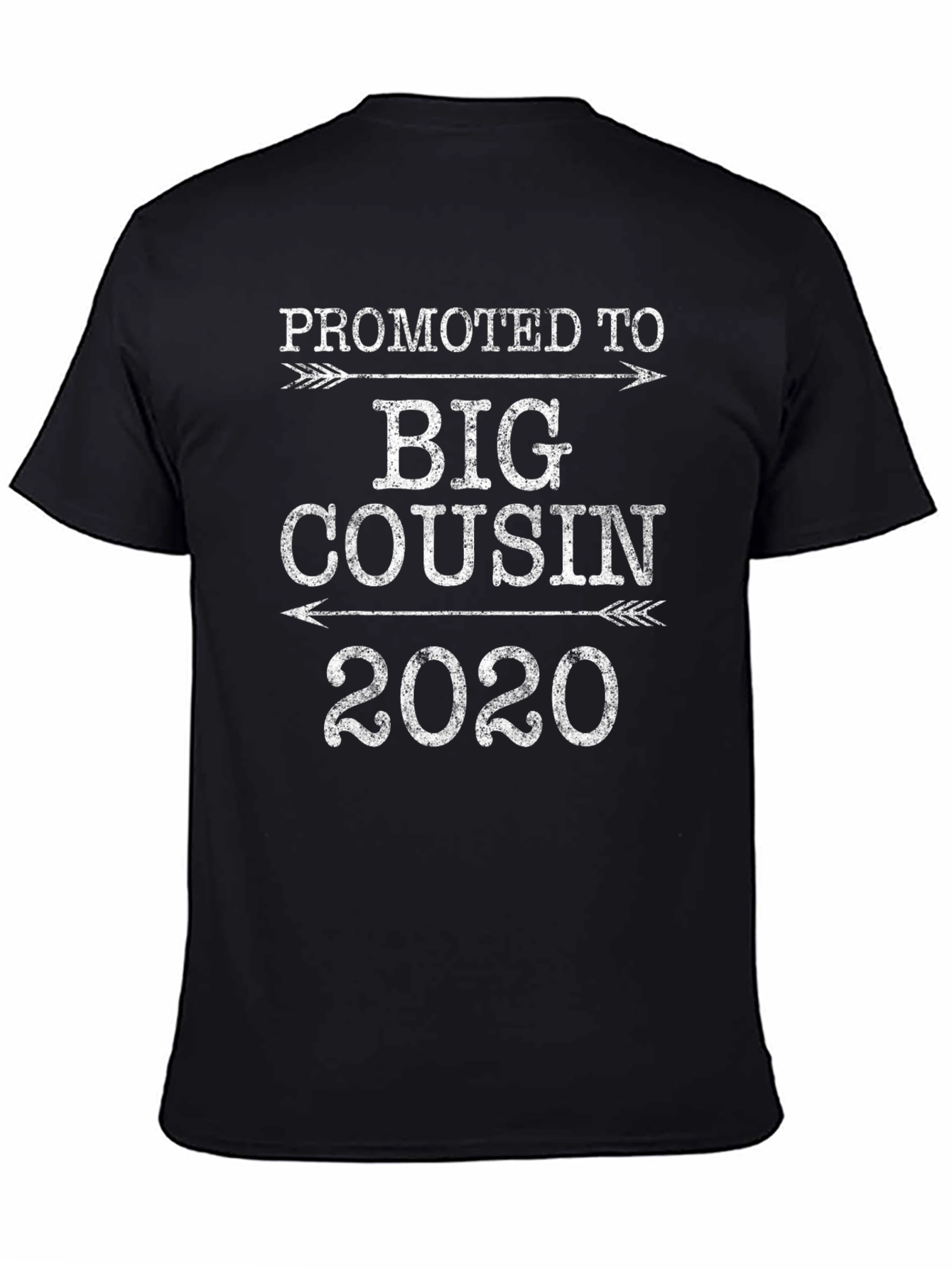 Promoted to Big Cousin 2020 Black T-Shirt