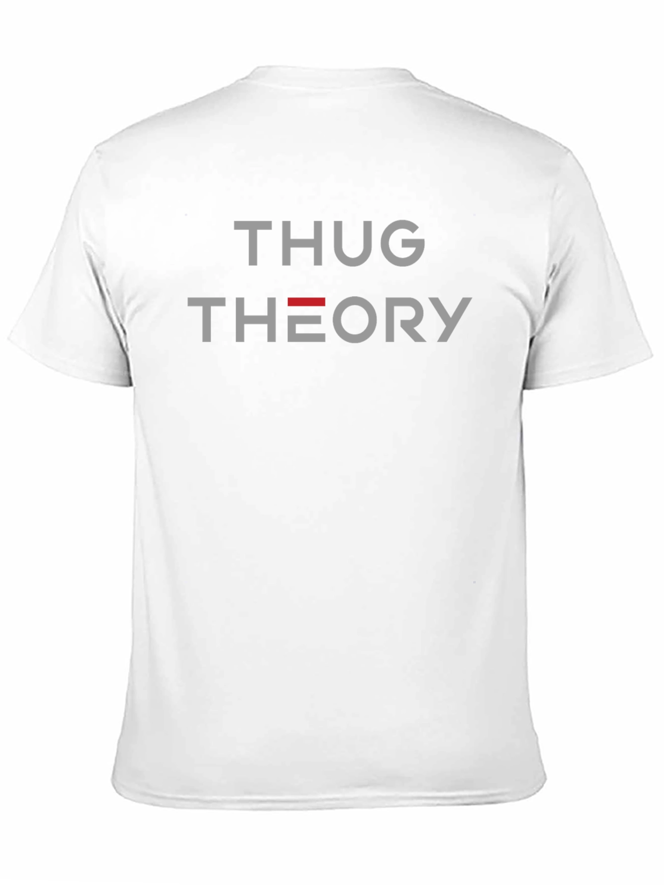 Thug Theory Graphic Print Black T-Shirt