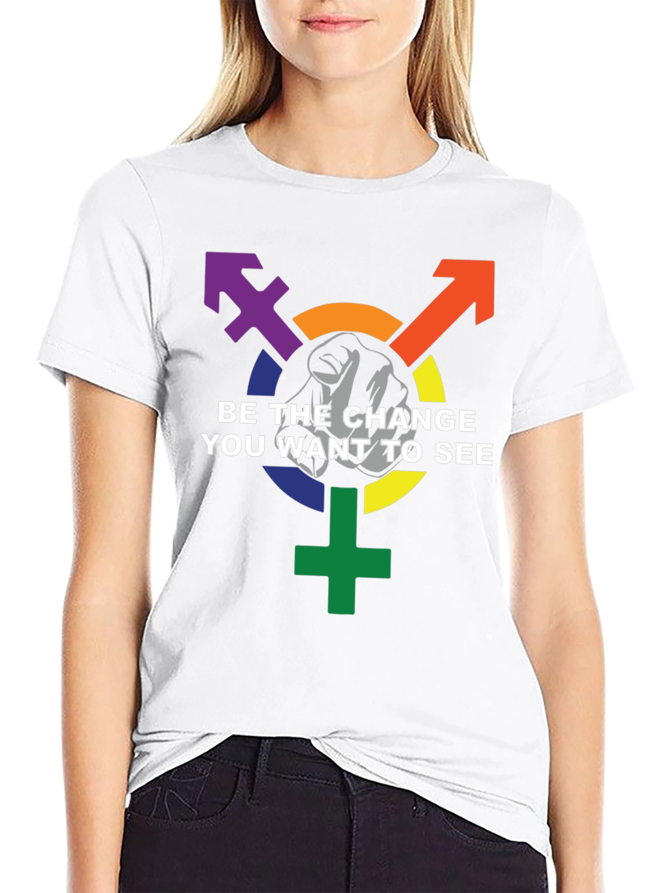 Be the Change Graphic T-Shirt