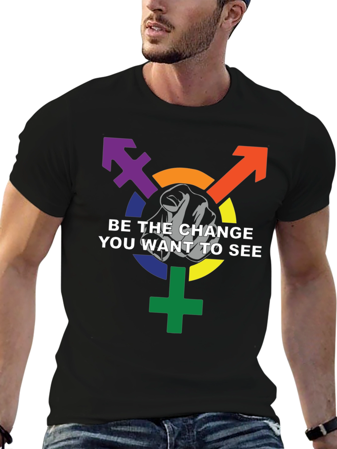Be the Change Graphic T-Shirt