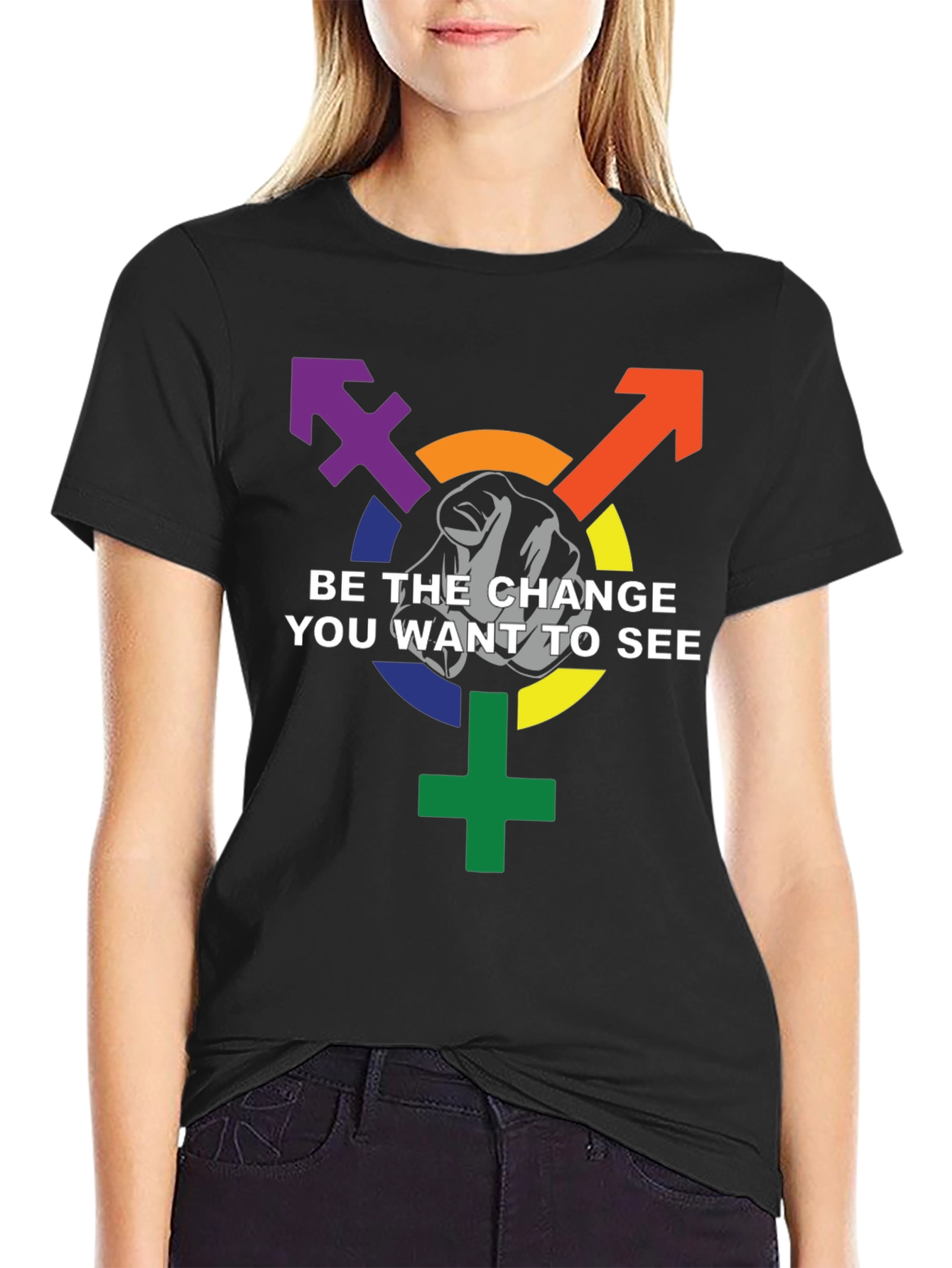 Be the Change Graphic T-Shirt