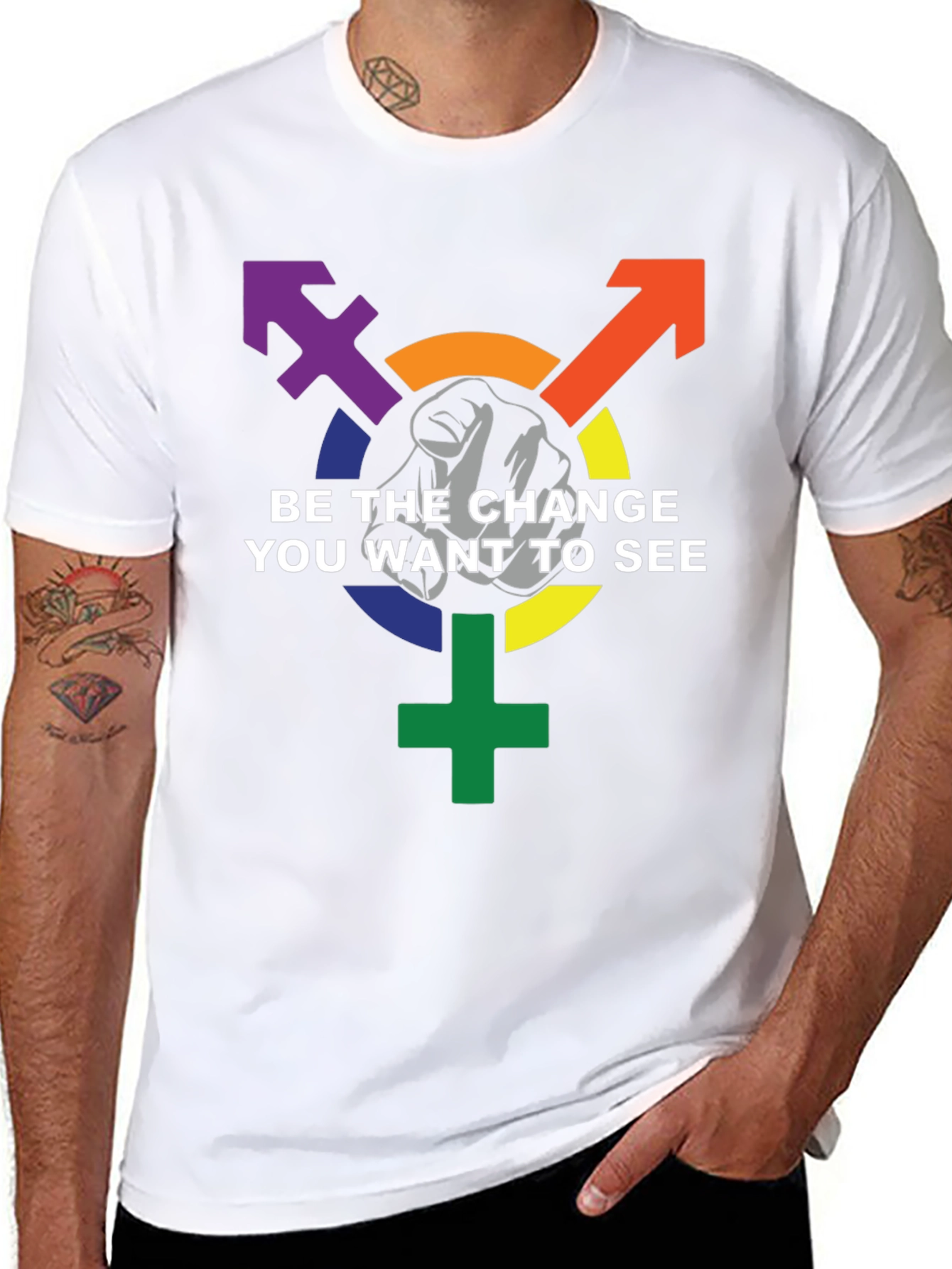 Be the Change Graphic T-Shirt